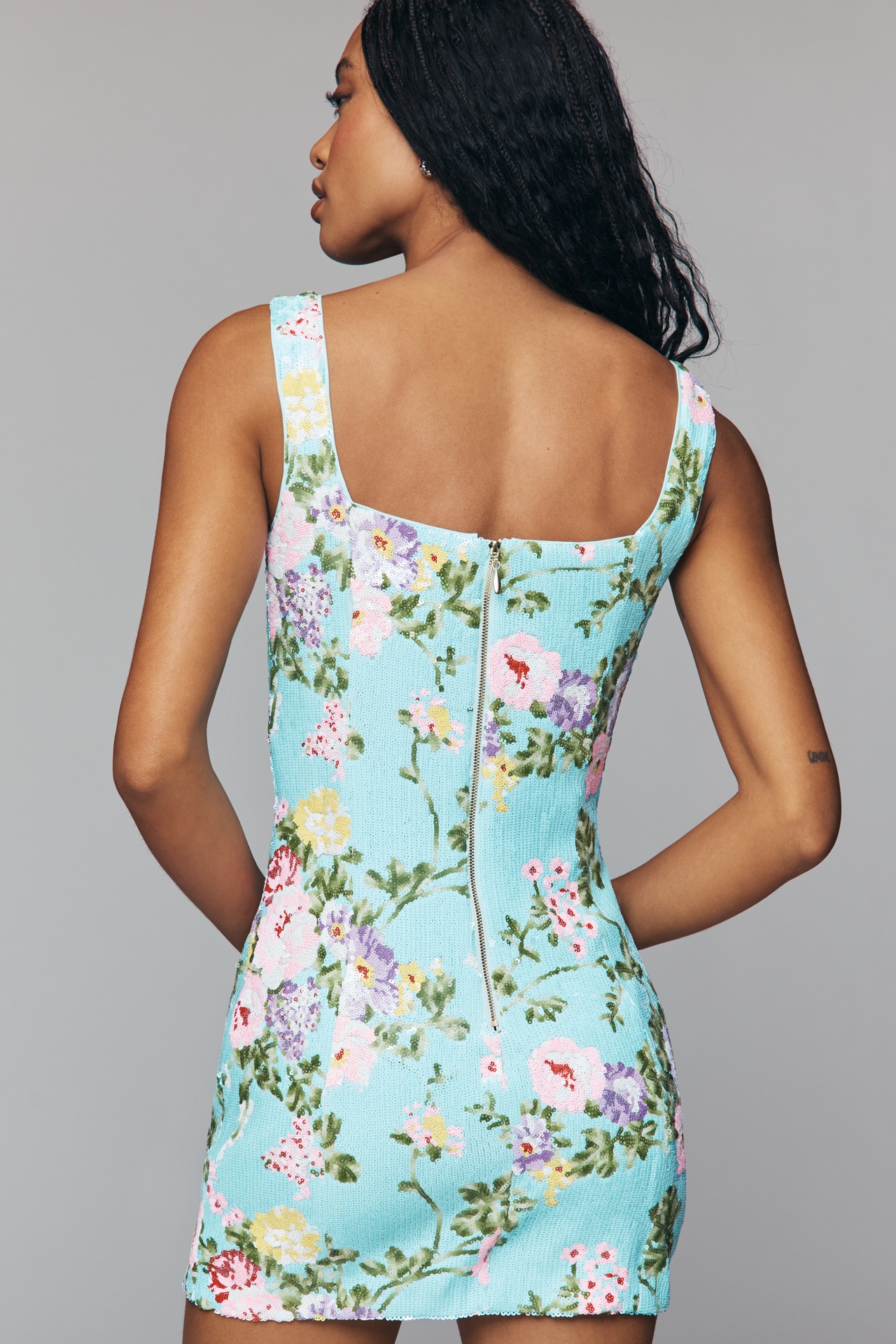 Elliatt Emmeline Square-Neck Mini Dress