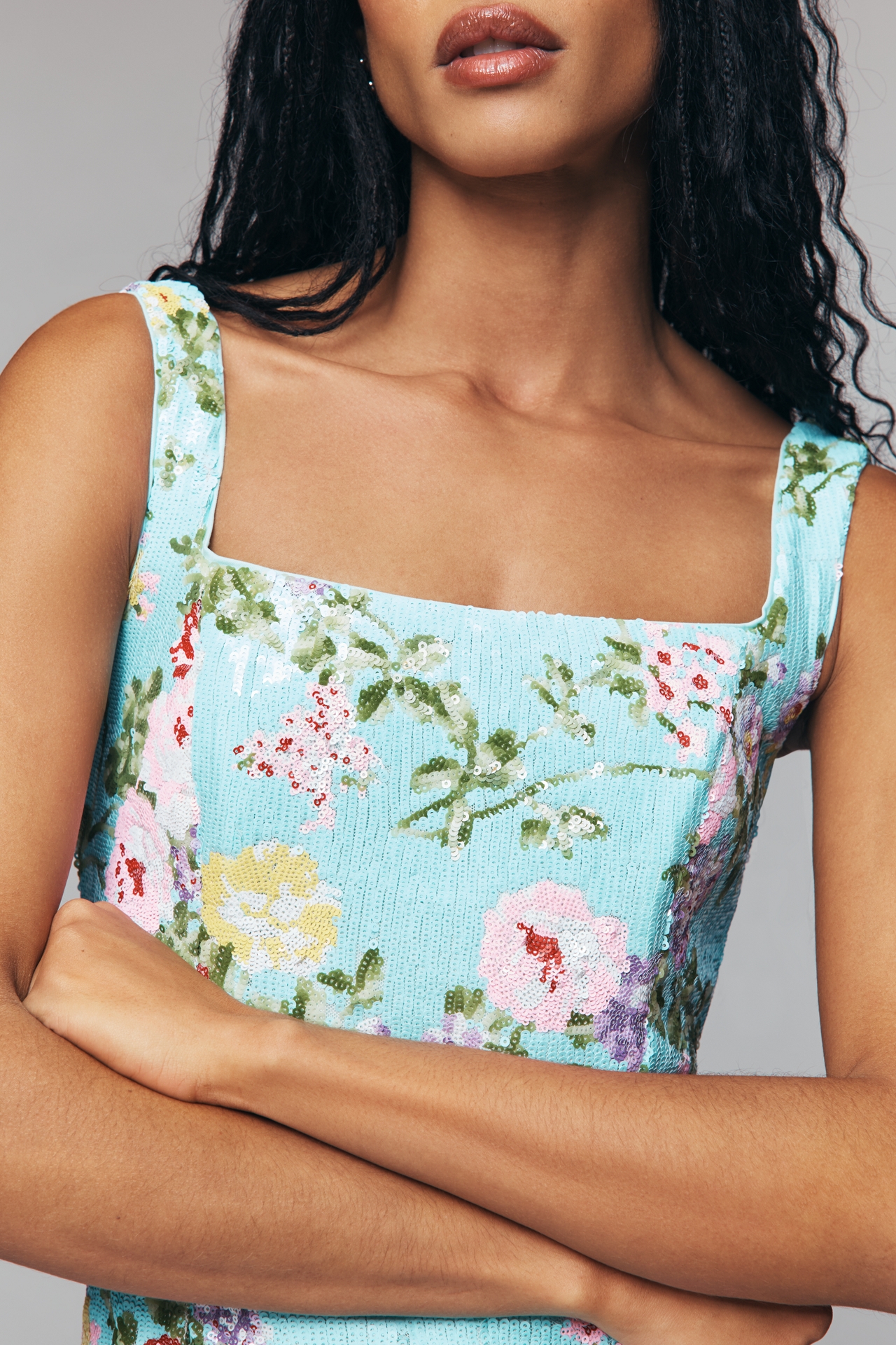 Elliatt Emmeline Square-Neck Mini Dress