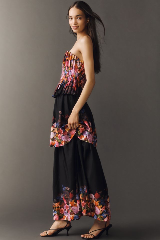 ELLIATT Alice Strapless Tiered Maxi Dress #2