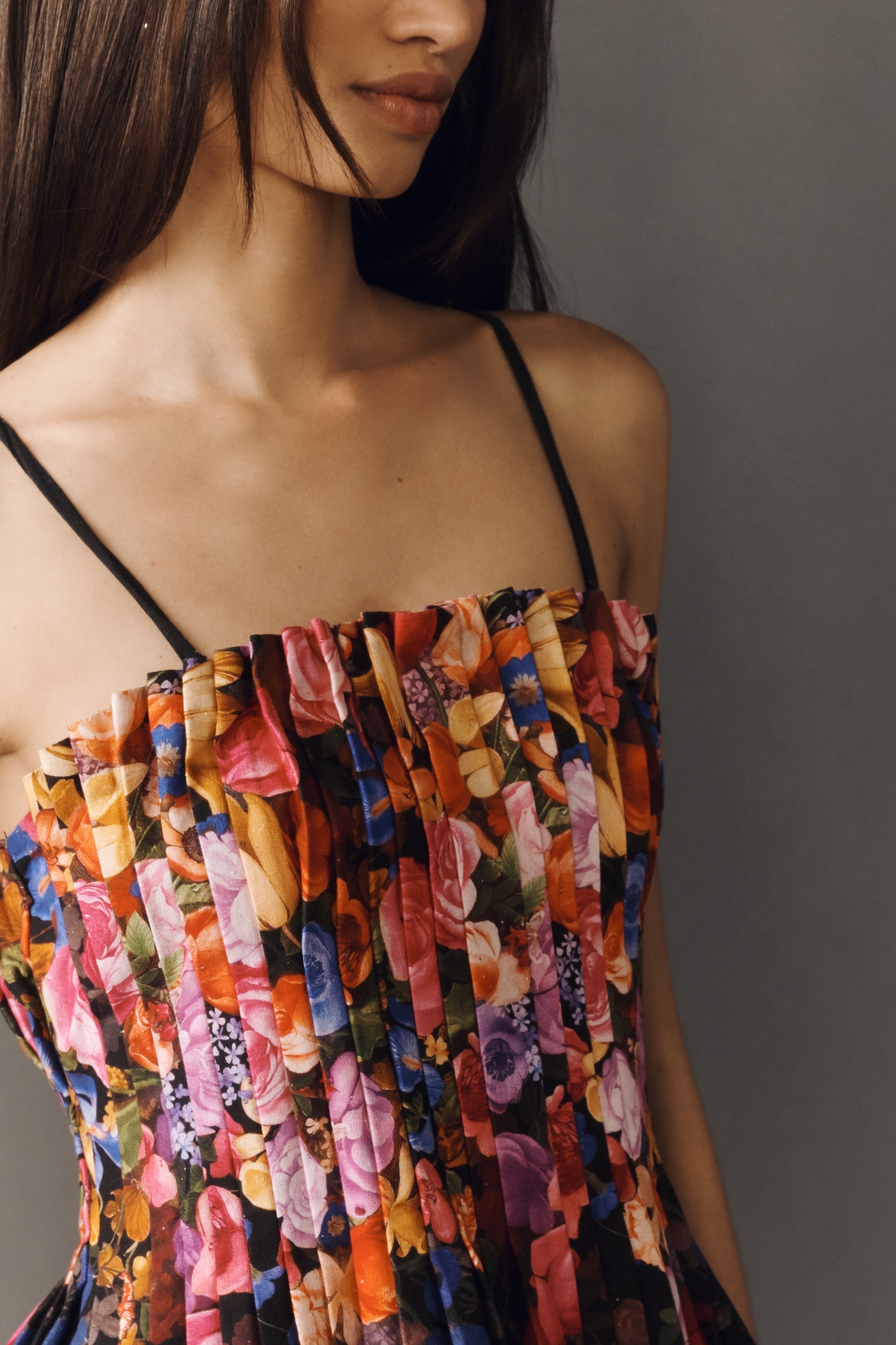 ELLIATT Alice Strapless Tiered Maxi Dress