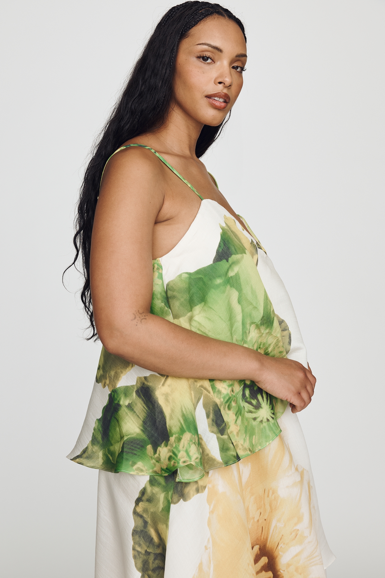 Elliatt Plus Lilia Tiered Midi Dress