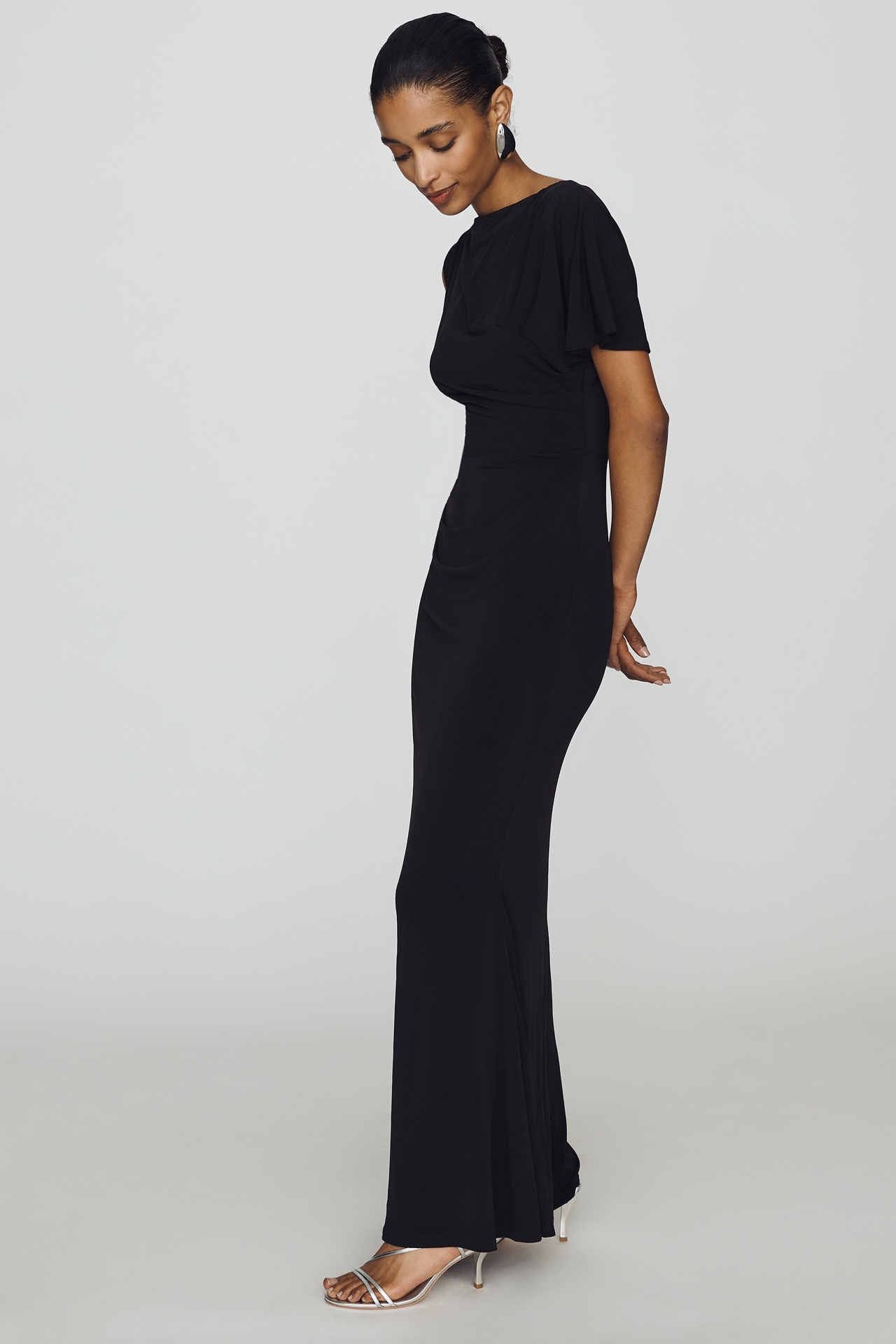 Elliatt Bria Boat-Neck Maxi Dress