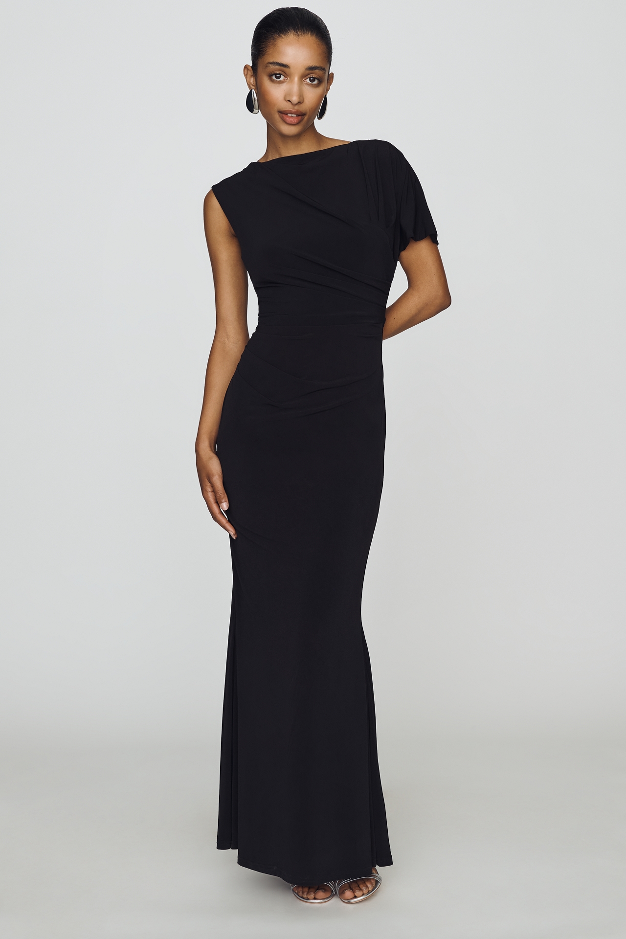 Elliatt Bria Boat-Neck Maxi Dress