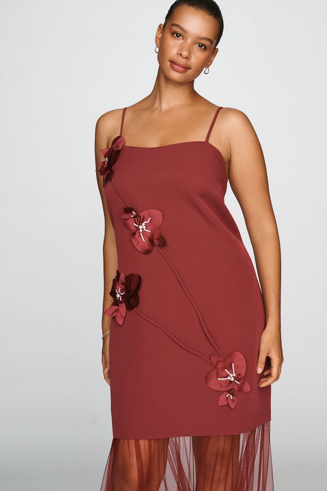 Elliatt Reina Plus 3D Floral Maxi Dress #1