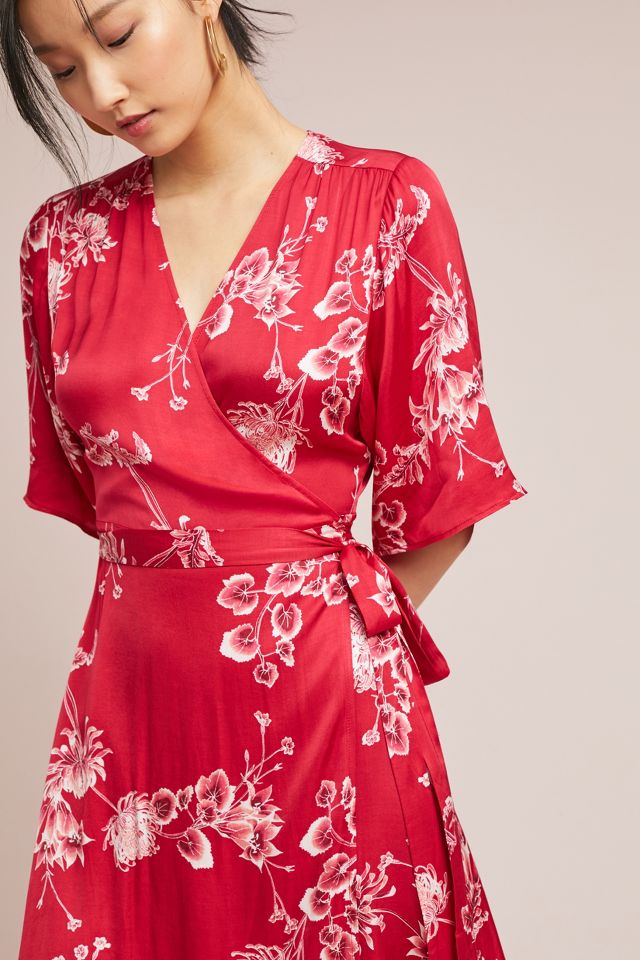 Second female sale vicky wrap dress