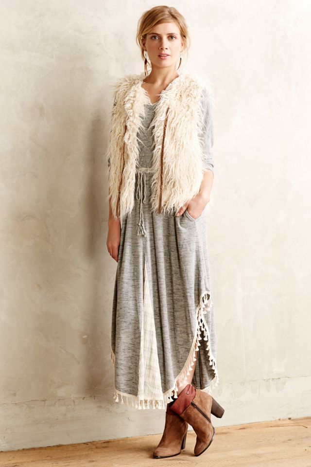 Tasseled Maxi Dress #4