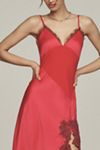 Bl-nk Hector Side-Slit Slip Midi Dress