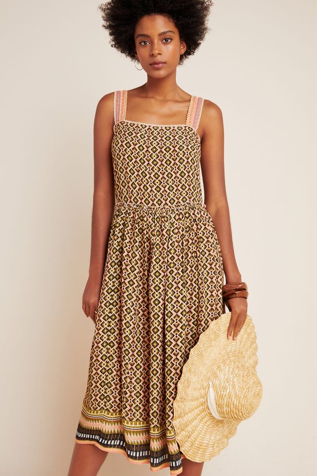 Katya Shimmer Midi Dress #3