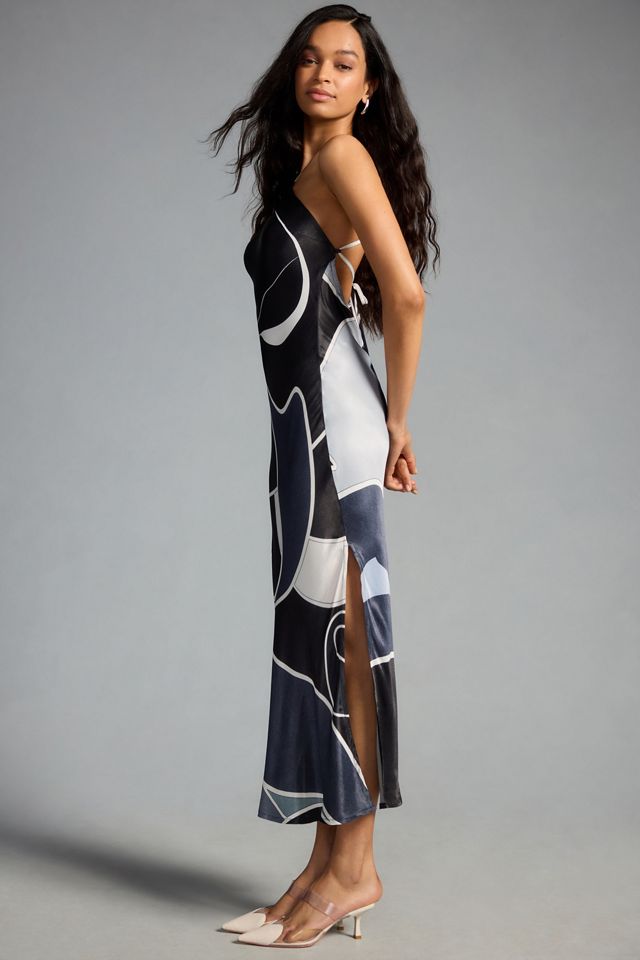 Conditions Apply Open-Back Halter Slip Dress #3