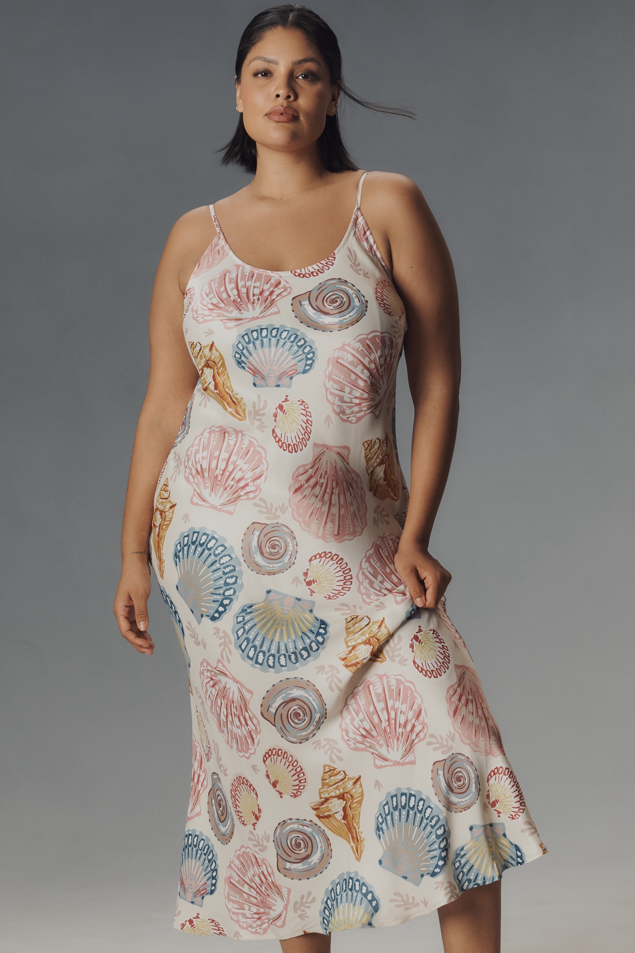 Conditions Apply Elva Slip Midi Dress
