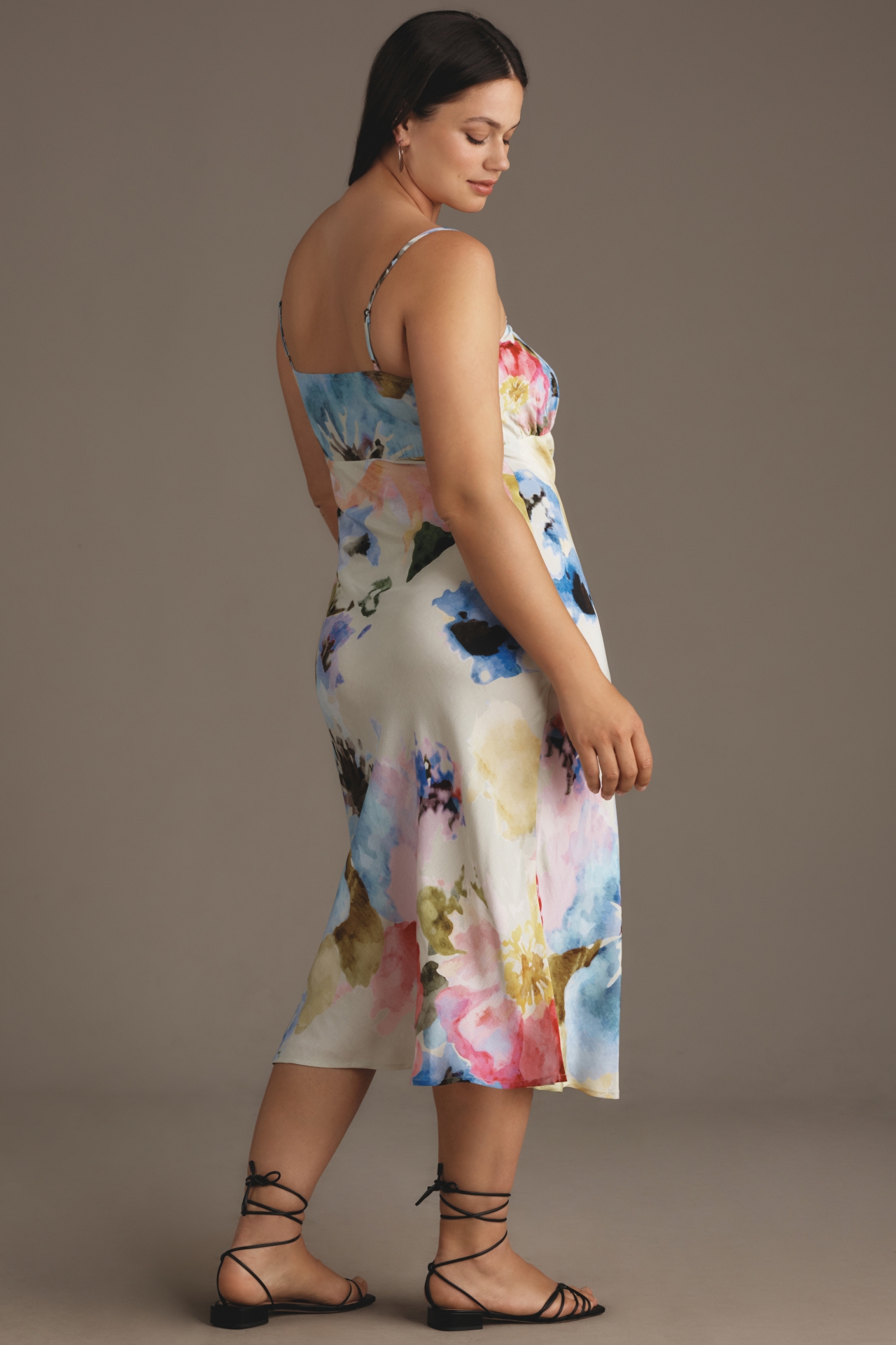 Conditions Apply Sleeveless Slim Midi Dress