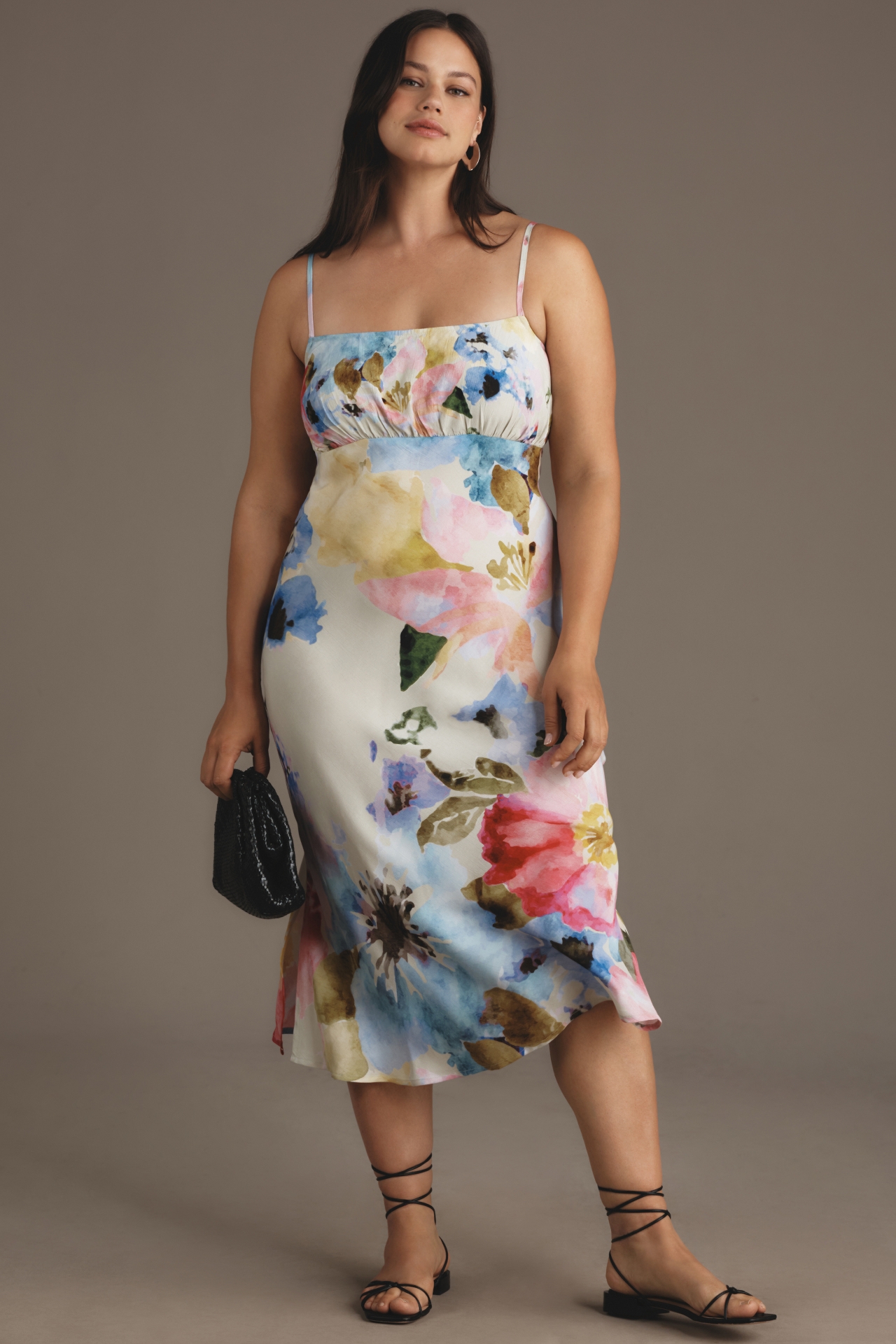 Conditions Apply Sleeveless Slim Midi Dress