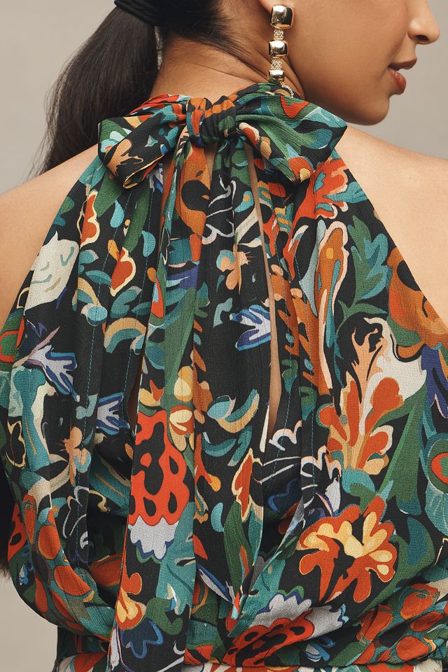 Bl-nk Elainne Halter Midi Dress #1