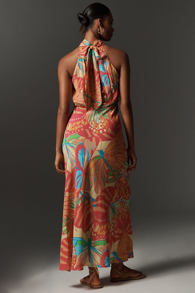 Bl-nk Elainne Halter Midi Dress #1