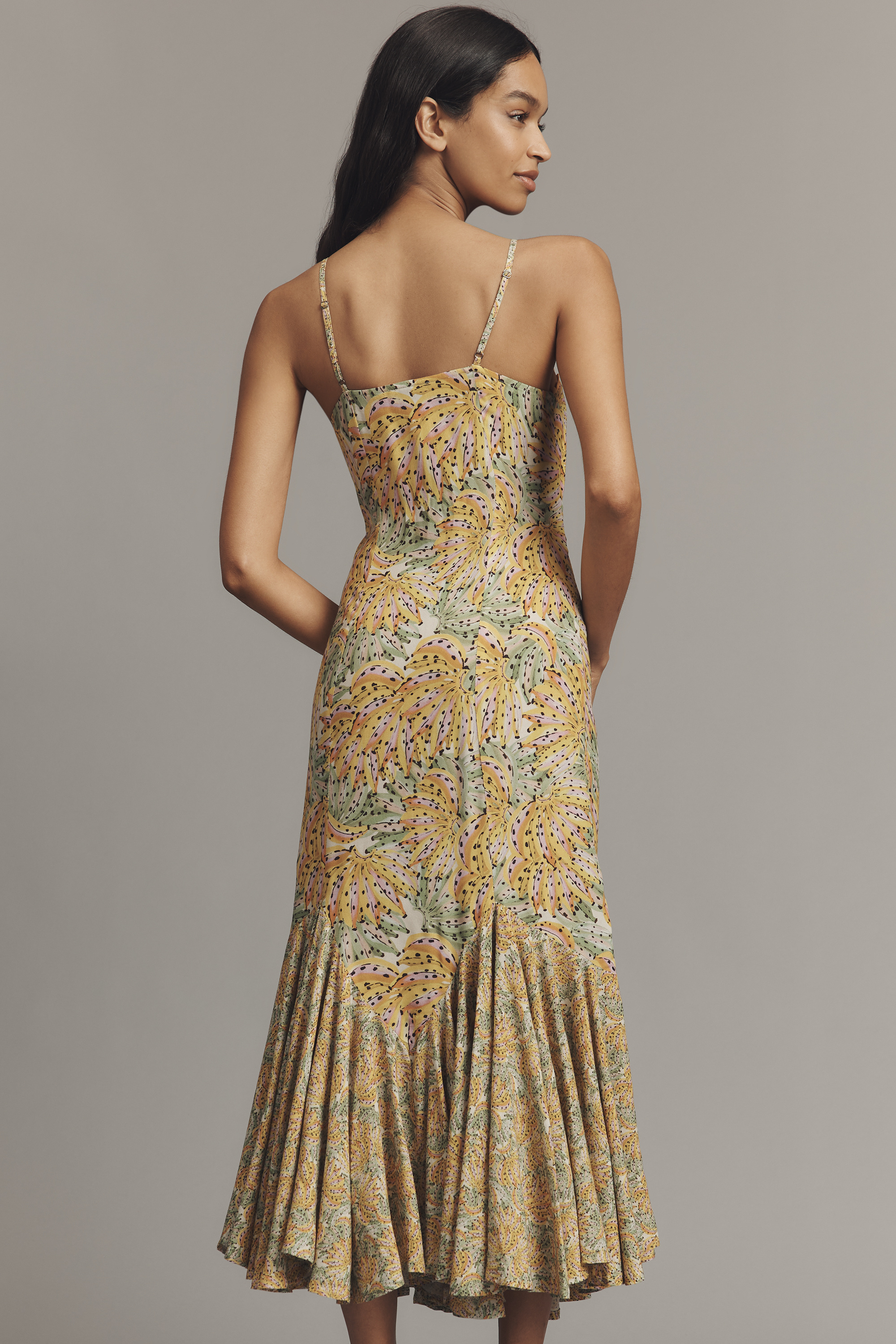Ellianna Ruffled Slip Maxi Dress — Image 3