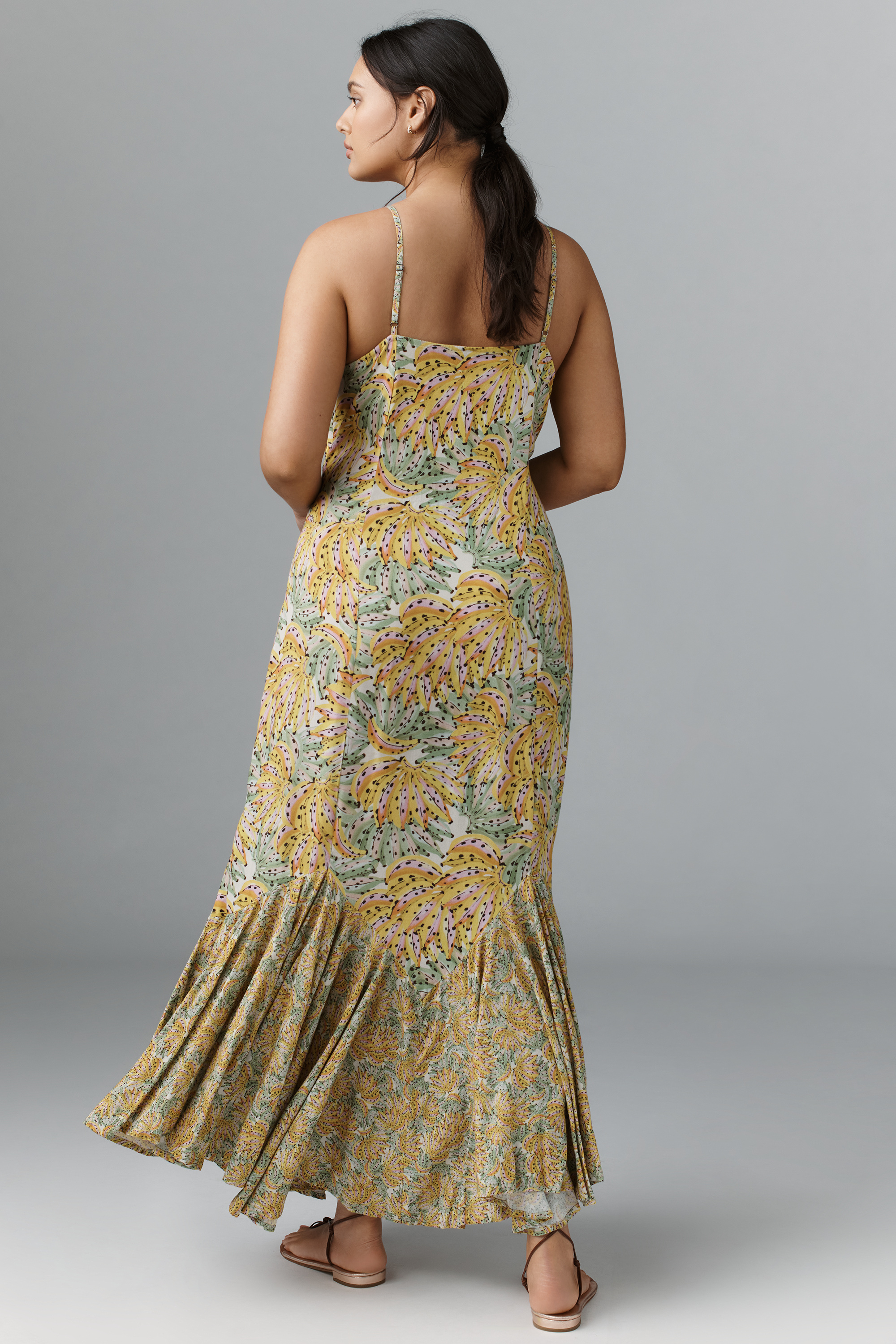 Ellianna Ruffled Slip Maxi Dress — Image 6