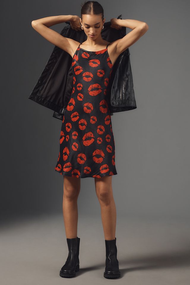 Conditions Apply Elouise Cowl-Neck Skinny Strap Mini Dress #3