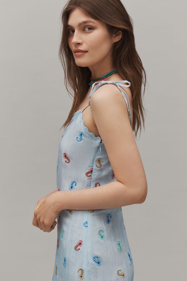 Conditions Apply Catheren Square-Neck Maxi Dress