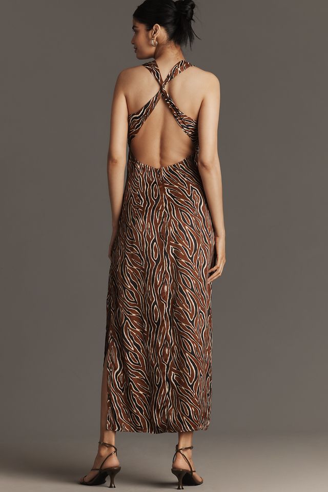 Conditions Apply Anny Sleeveless Cowl-Neck Maxi Dress #1