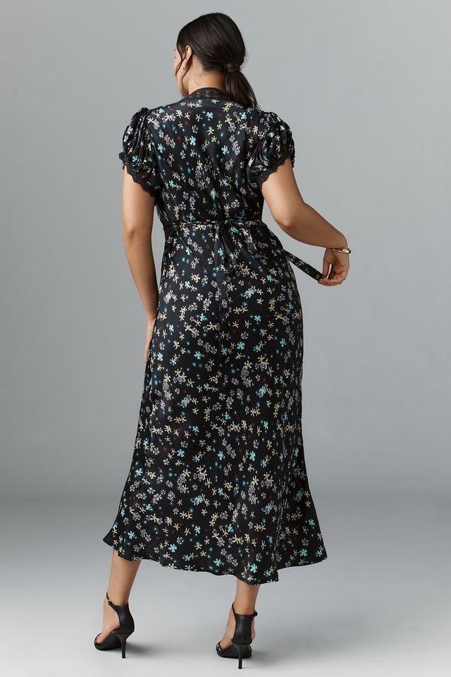 knee length dresses for ladies Button Up Short Sleeve Midi Dress Rust / S