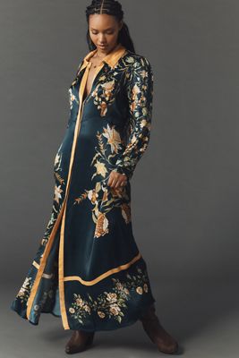 Bl-nk Printed Buttondown Shirt Dress