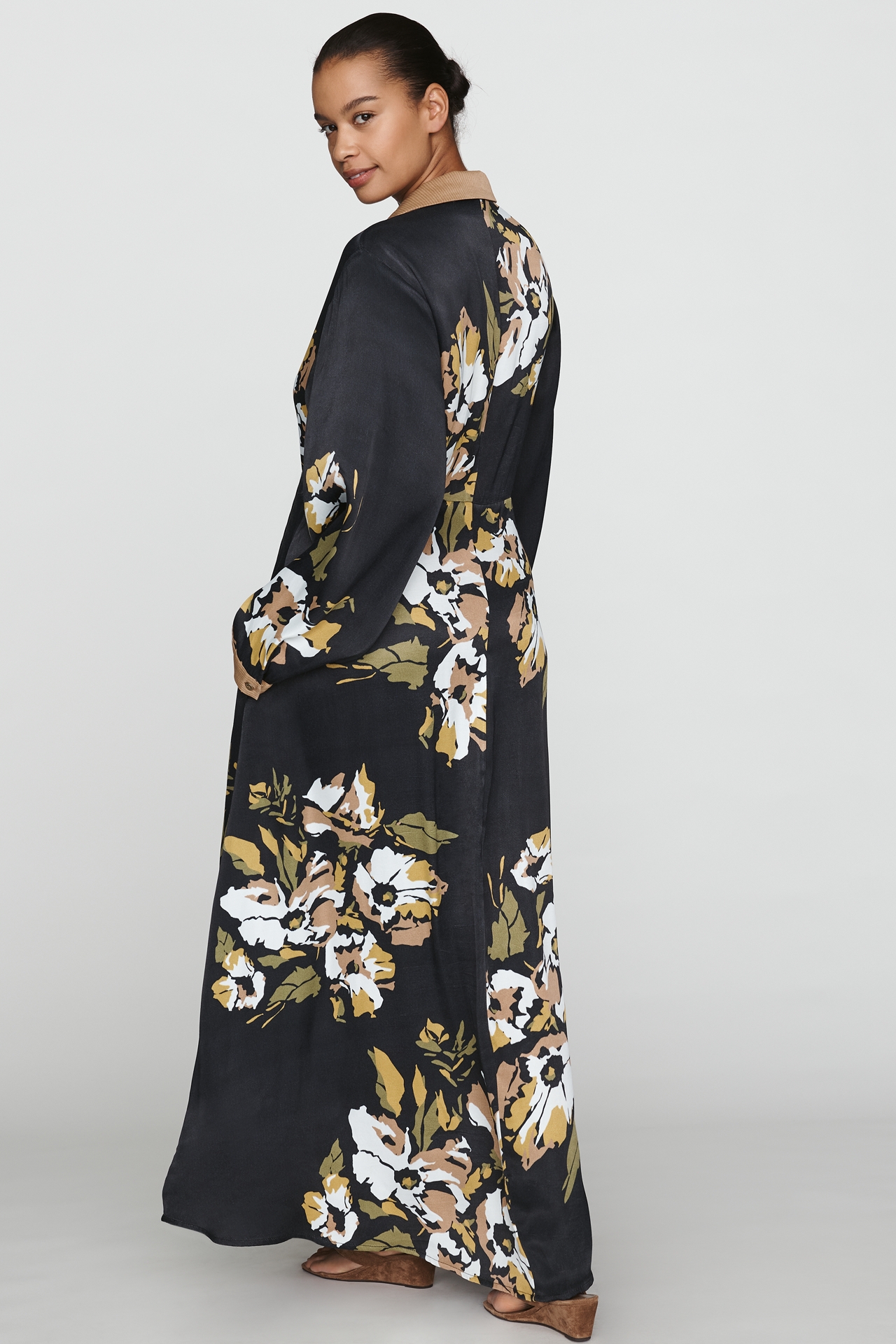 Bl-nk Printed Buttondown Shirtdress