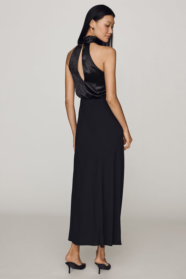 Bl-nk Franzia Halter Twofer Maxi Dress #2