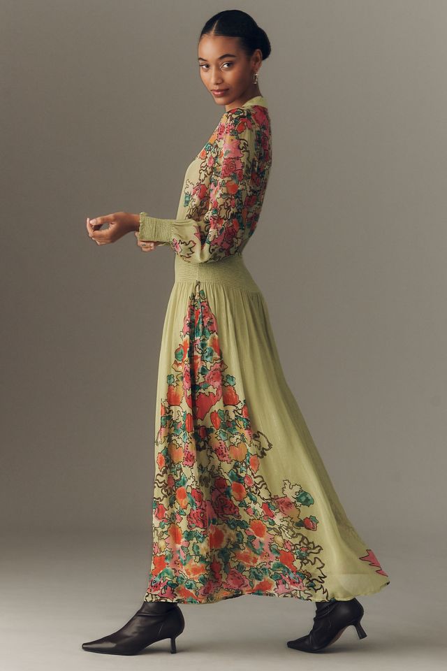 Bl-nk Rosaley Long-Sleeve Maxi Shirt Dress #2