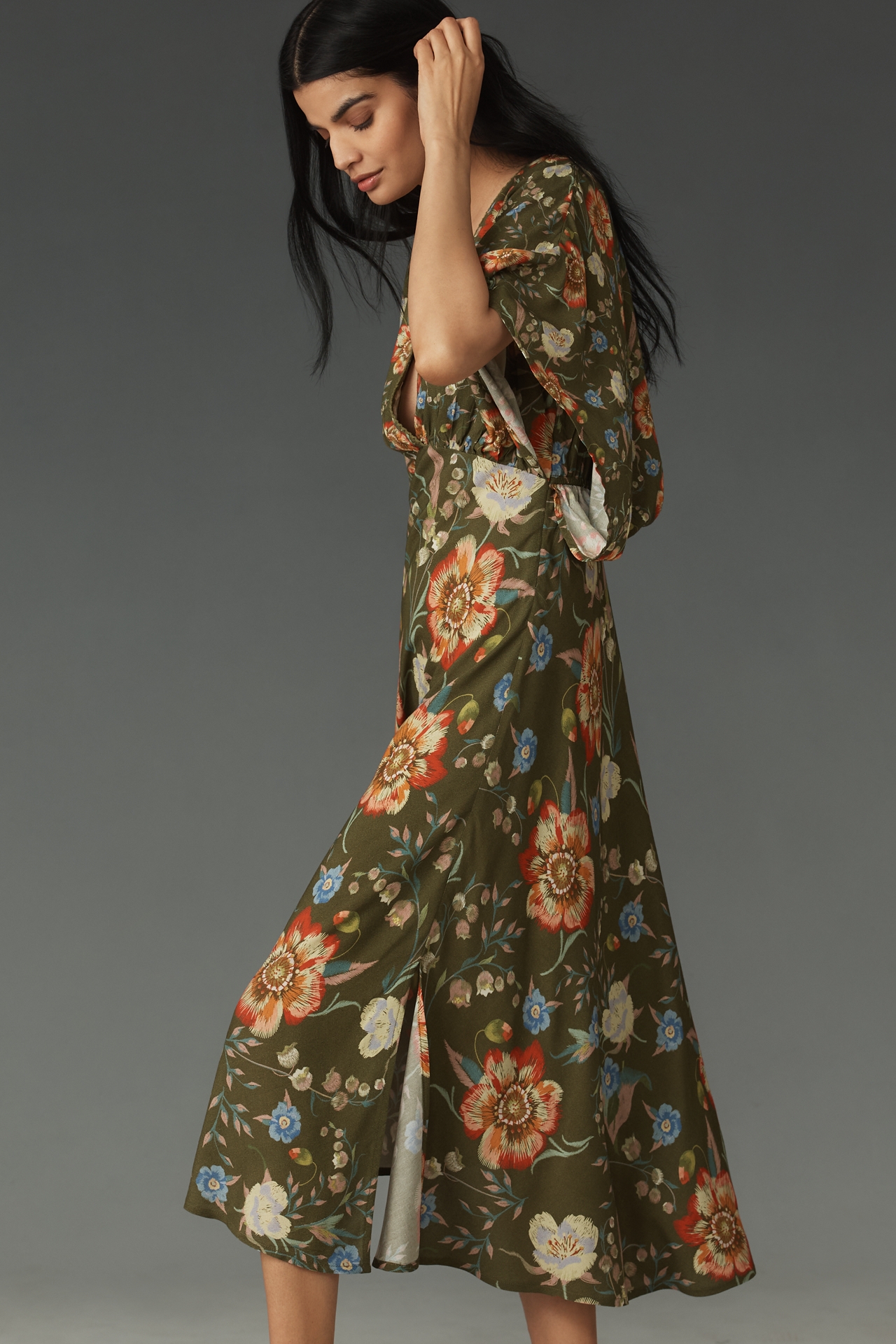 Bl-nk Elettra Short-Sleeve Midi Dress