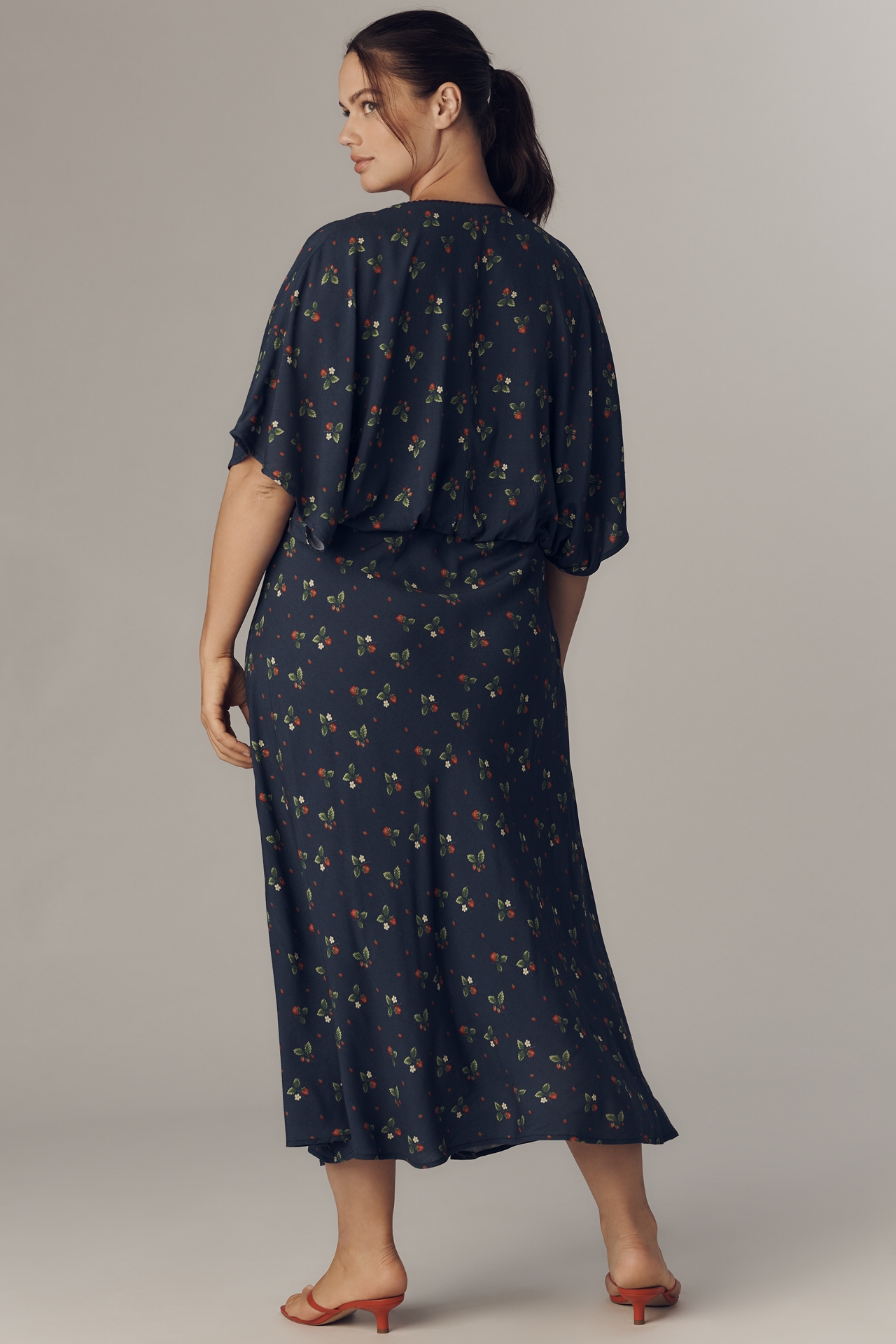 Bl-nk Elettra Short-Sleeve Midi Dress