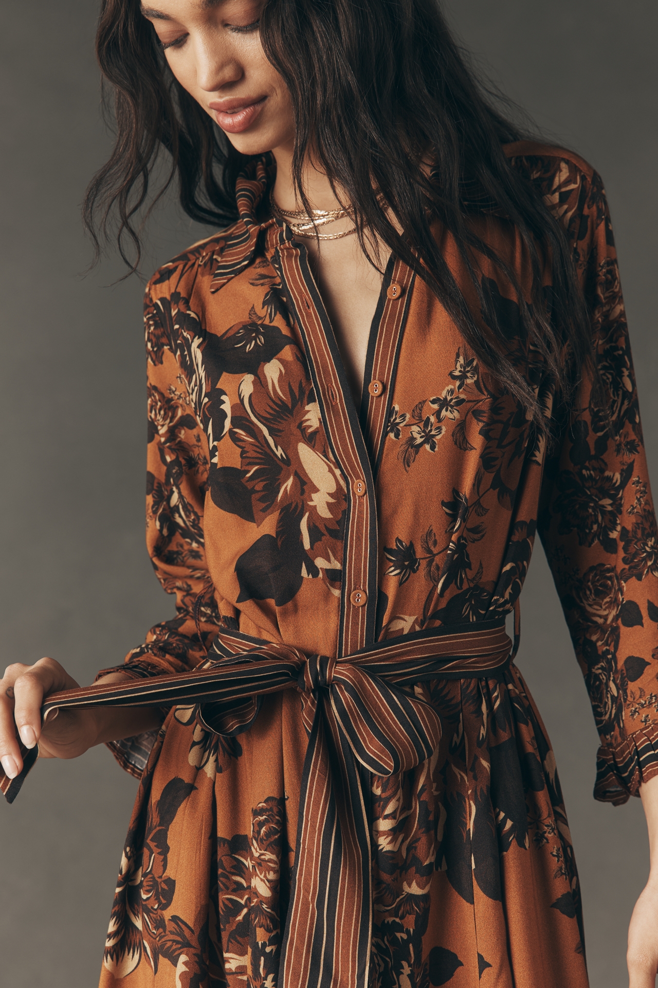 Conditions Apply Irwania Midi Shirt Dress