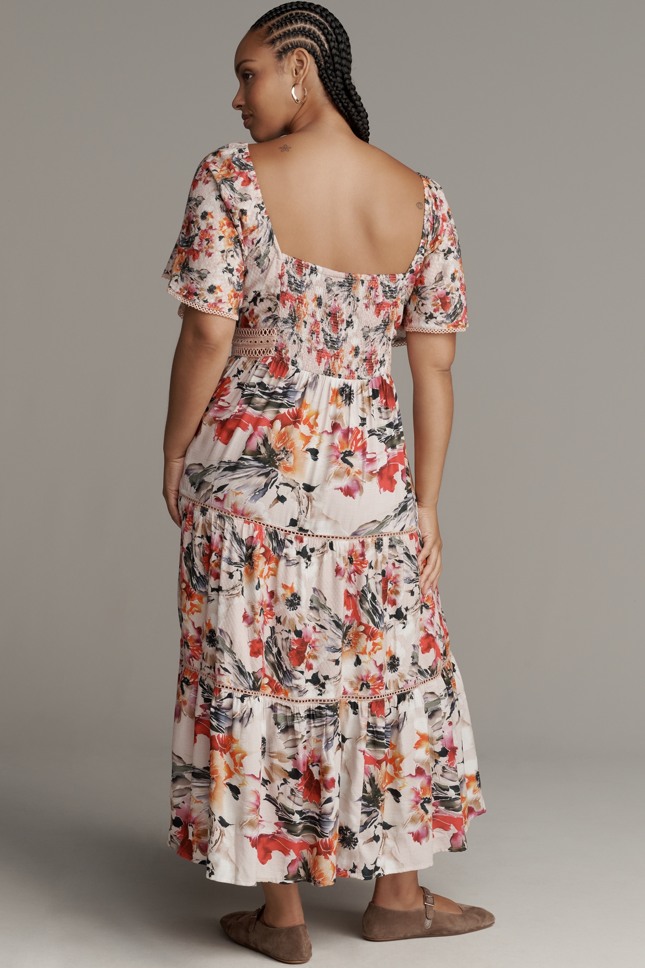 Conditions Apply Raelynn Square-Neck Dress