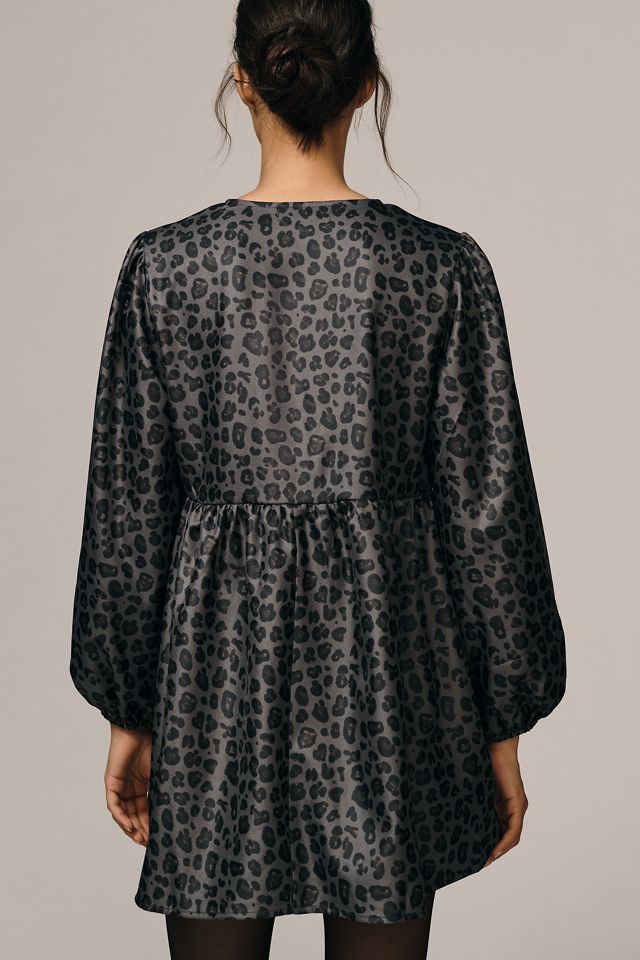 Glamorous Puff-Sleeve Mini Dress #1