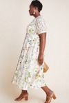 anthropologie donna floral midi dress EUC Anthropologie Geisha Designs Donna Floral Midi Dress Size M