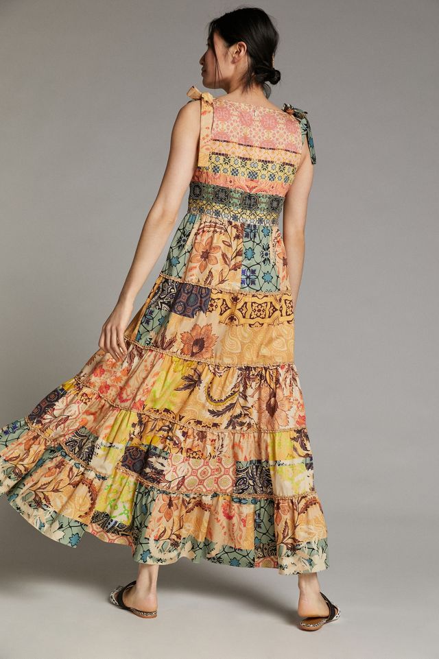 Anthropologie patchwork outlet dress