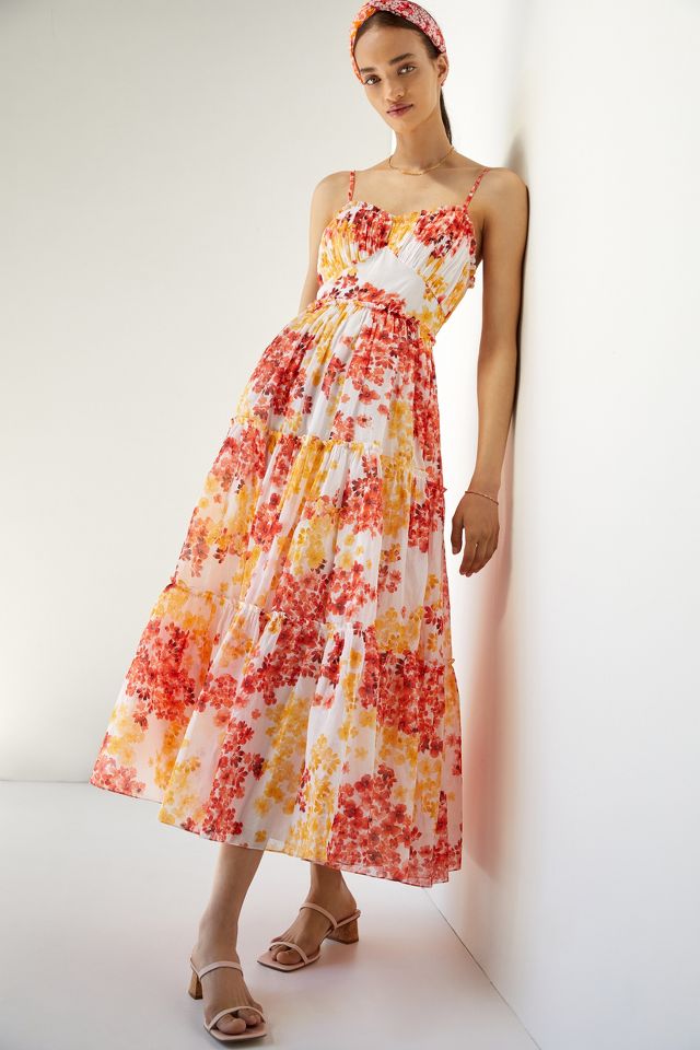 Alahna Tiered Floral Maxi Dress