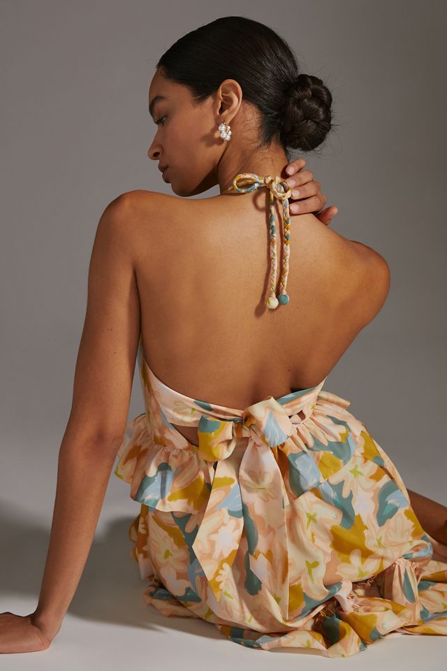 Ruffled Tiered Floral Maxi Dress #2