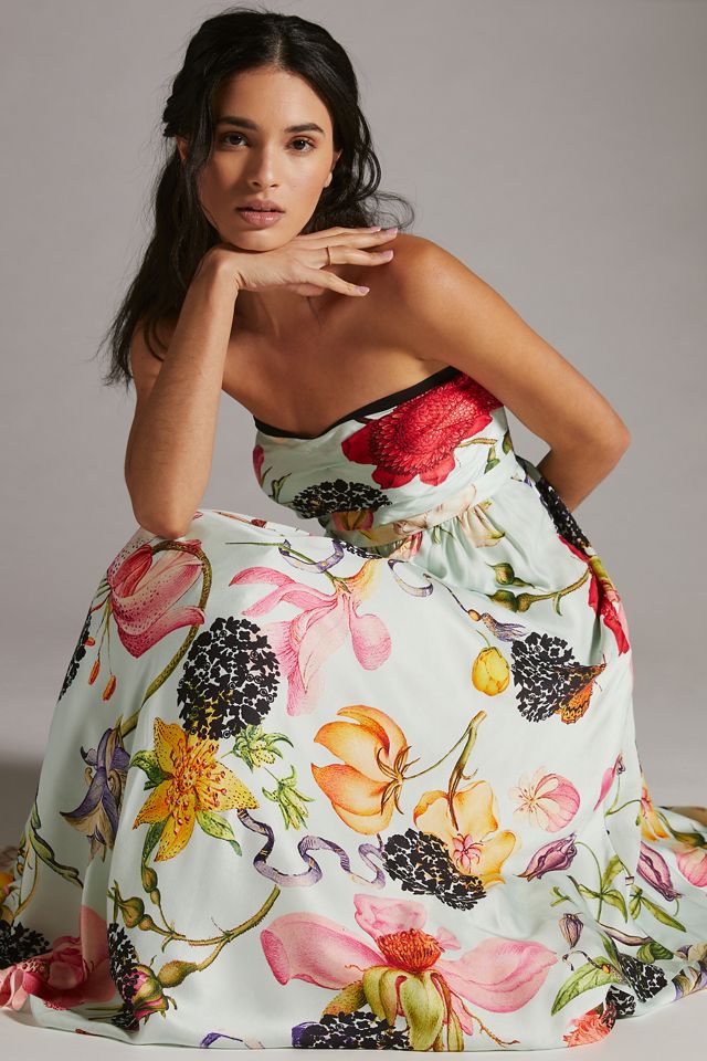 white christmas dresses Delicate Florals Maxi – Geisha Designs by Paras and Shalini main image 0