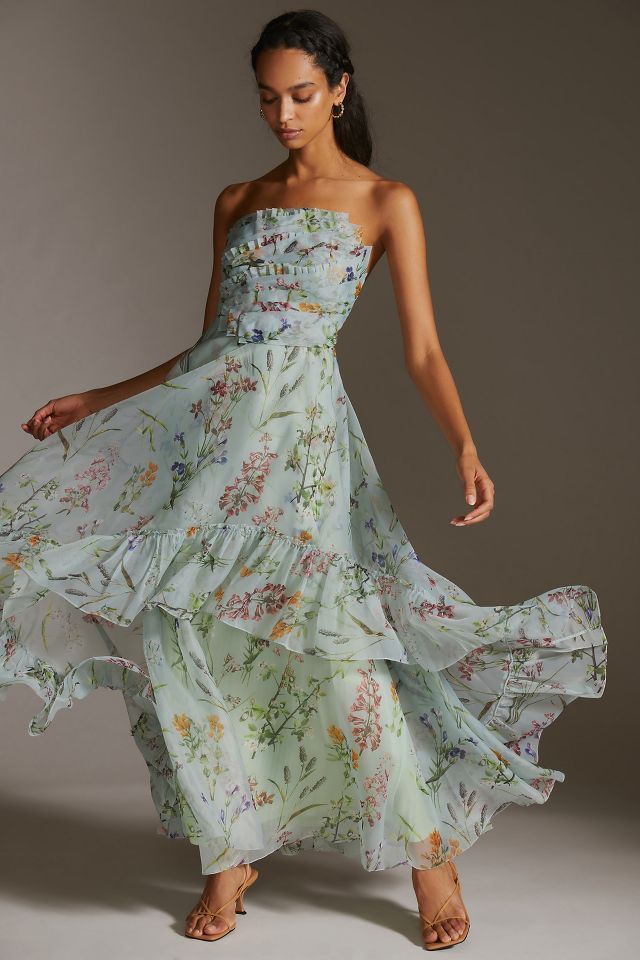 Geisha Designs Asymmetrical Maxi Dress | Anthropologie