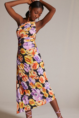 midi dress asymmetrical