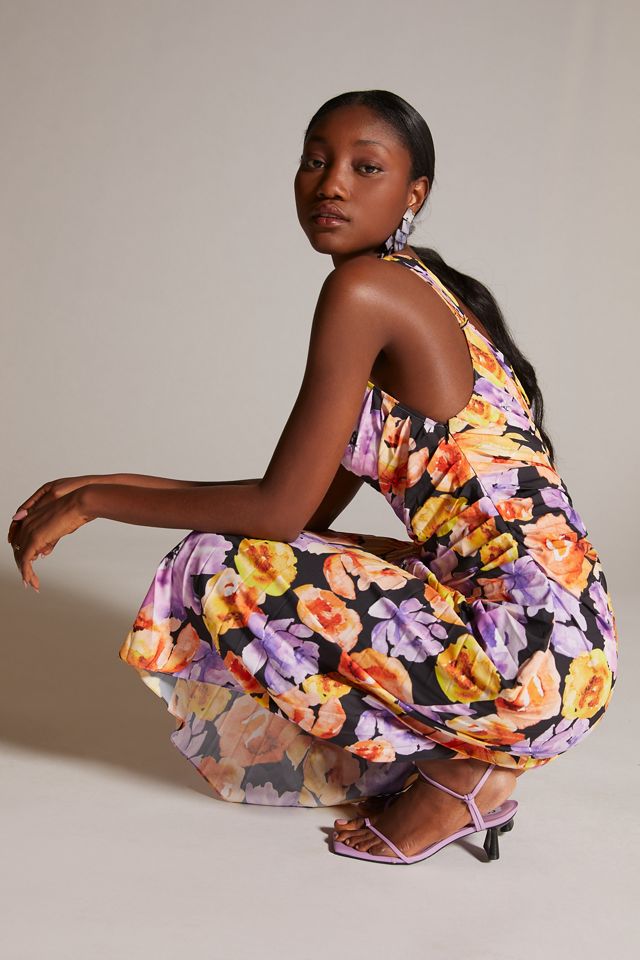 Geisha Designs Asymmetrical Hem Midi Dress #5