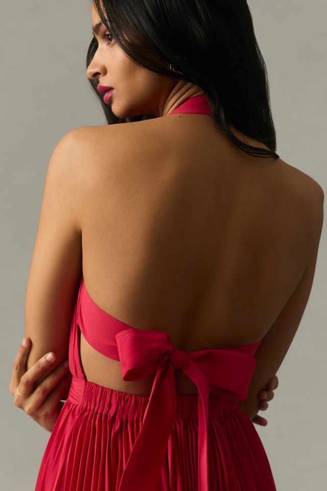 Geisha Designs Deep-V Cape Dress #5