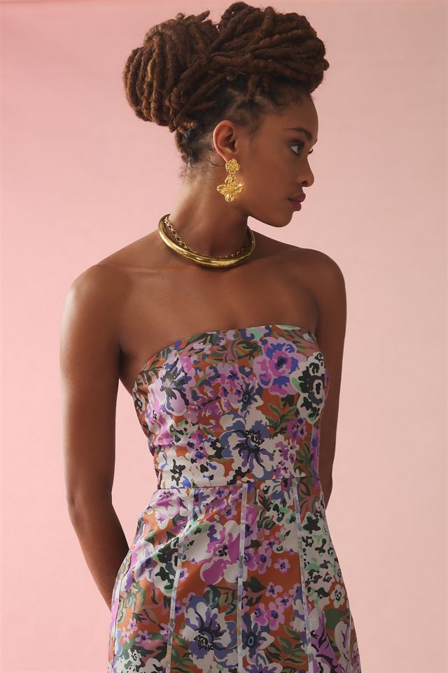 Geisha Designs Strapless Train Mini Dress #2