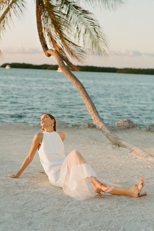 Geisha Designs Sleeveless Tulle Dress #1