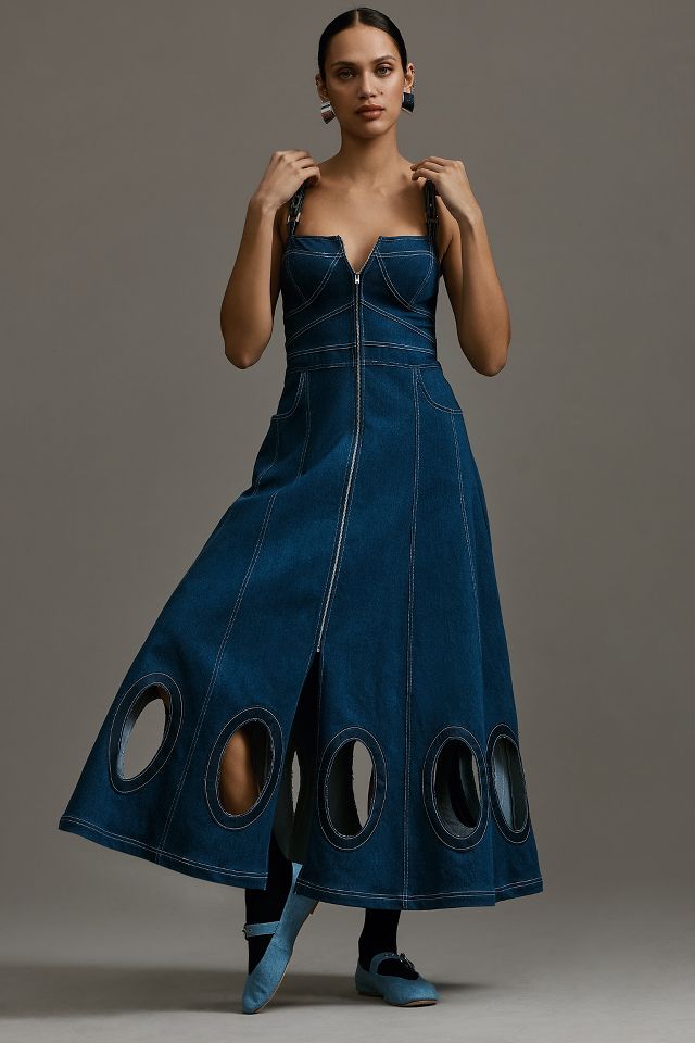 Denim dress clearance designs