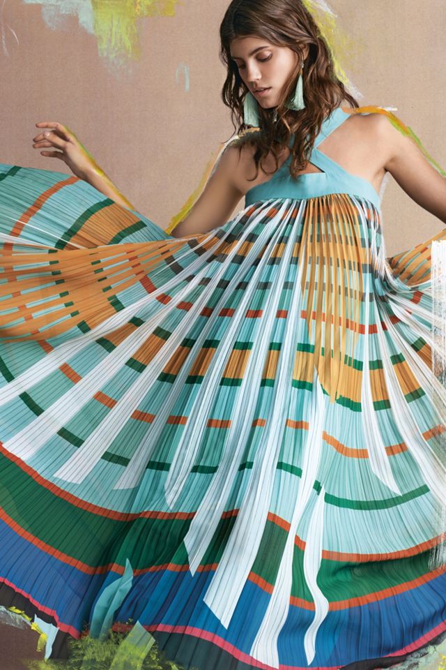 Abstraction Maxi Dress #6
