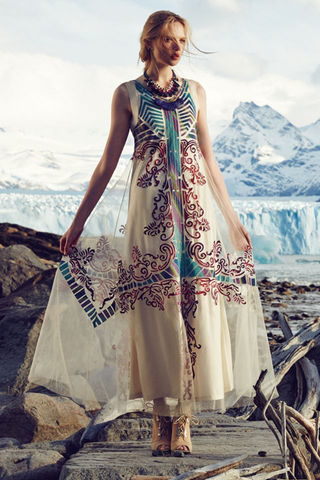 Embroidered Glacia Gown #2