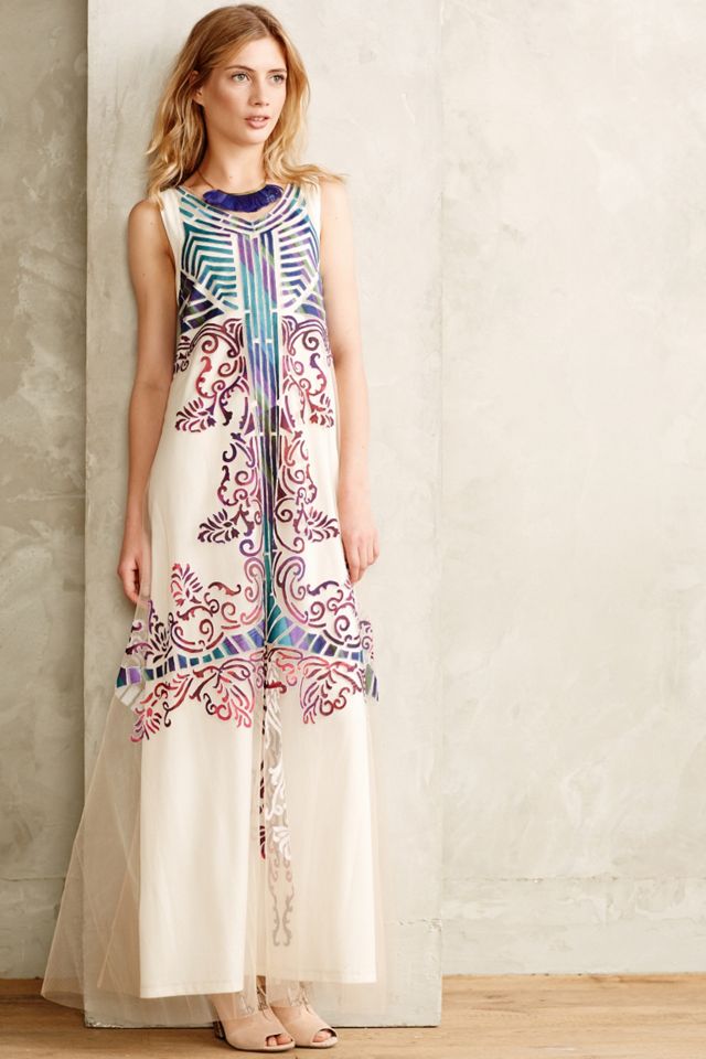 Embroidered Glacia Gown #1