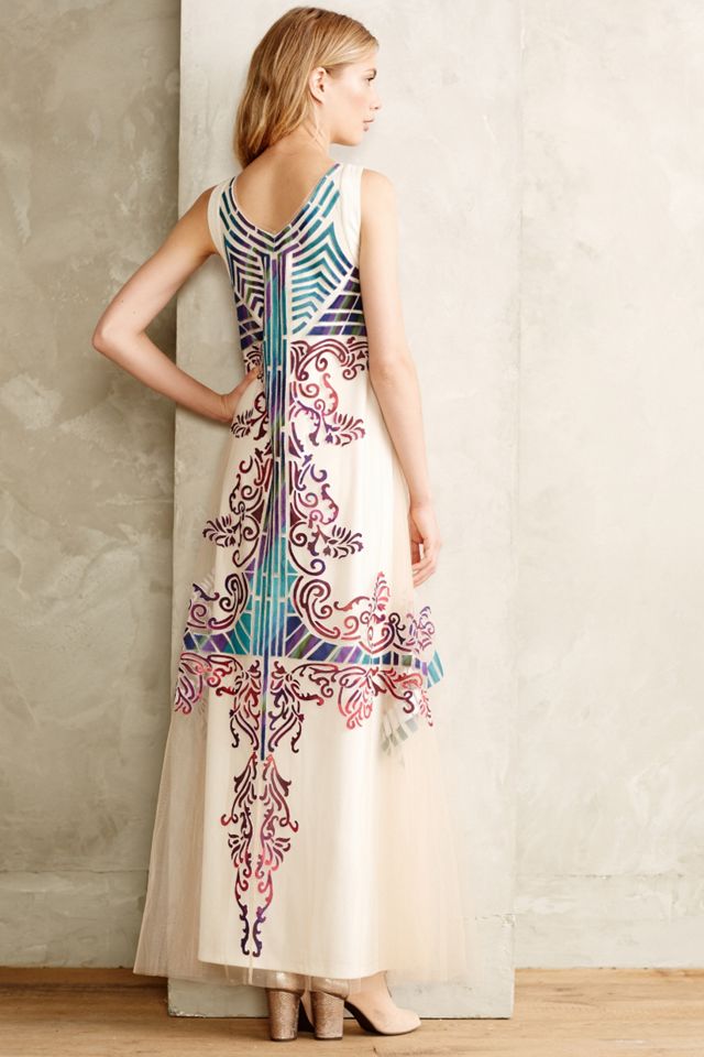 Embroidered Glacia Gown #3