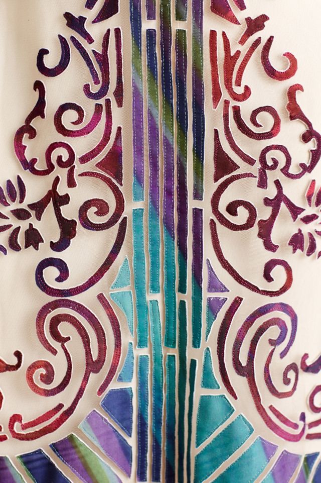 Embroidered Glacia Gown #4